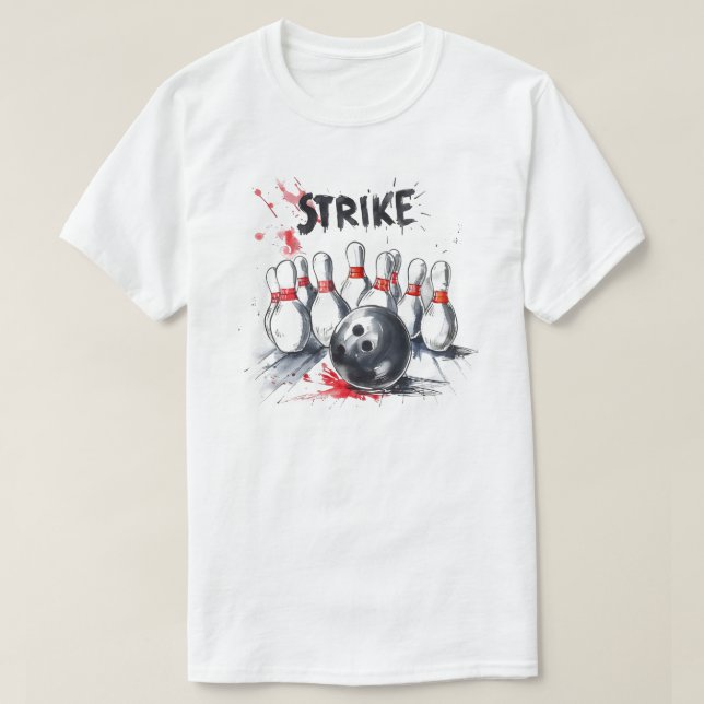 Camiseta de Boliche (Frente do Design)