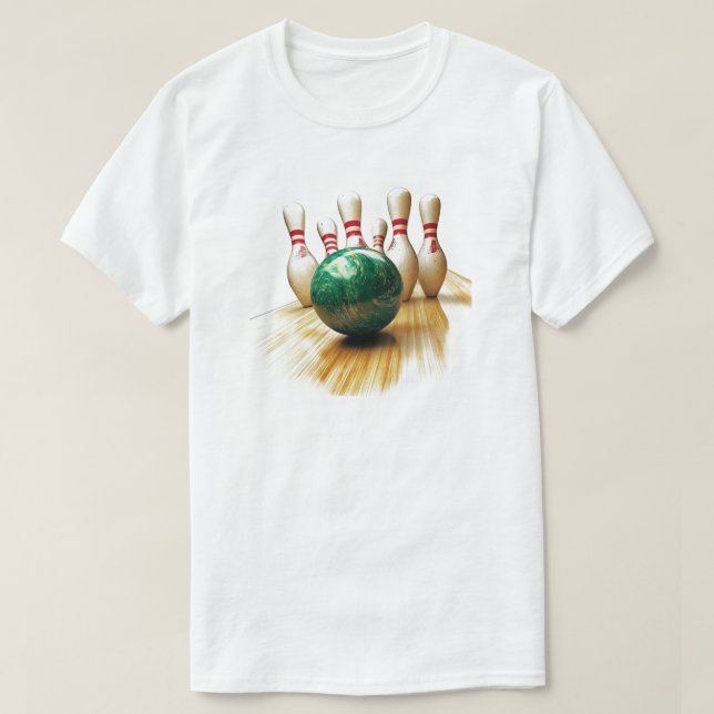 Camiseta de Boliche (Frente do Design)