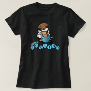 Camiseta de Boliche KiniArt Golden Retriever