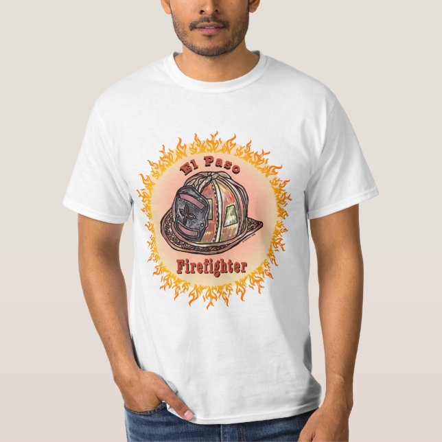 Camiseta de bombeiro de El Paso (Frente)