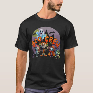 Camiseta de Boo Crew Halloween - Des de Esquadra L