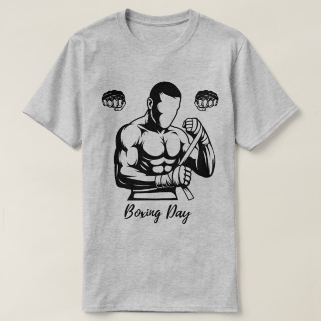 Camiseta de boxe (Frente do Design)