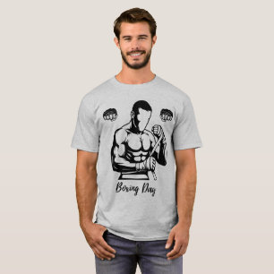 Camiseta de boxe