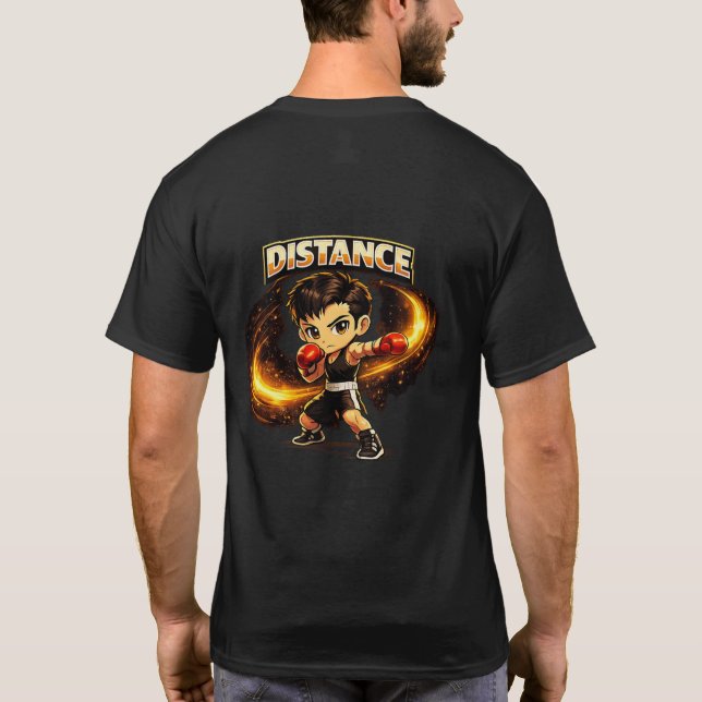 Camiseta de Boxe à Distância Chibi Dojo (Verso)