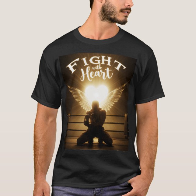 Camiseta de boxe Fé e Luta (Frente)