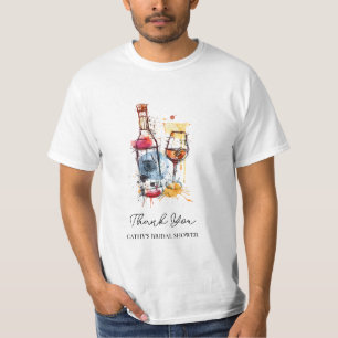 Camiseta de Brunch e Bubbly para Chá de Noiva em Q