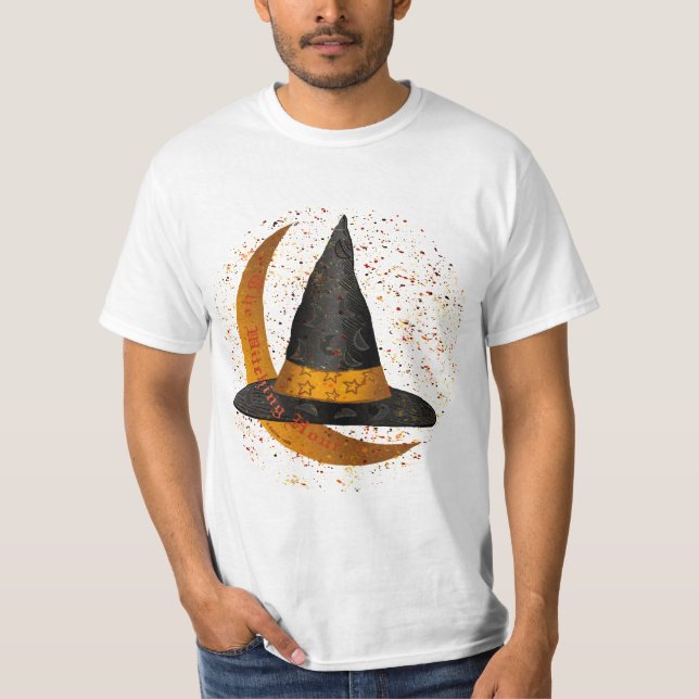 Camiseta de bruxa da Hora das Bruxas (Frente)