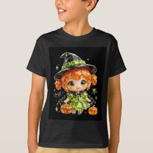 Camiseta de Bruxa de Cristal de Halloween para Cri