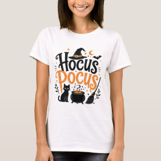 Camiseta de Bruxa do Halloween Hocus Pocus