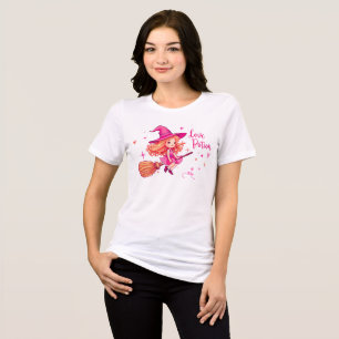 Camiseta de Bruxa Poção do Amor Camiseta Cor-de-