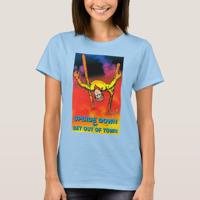 CAMISETA DE CABEÇA PARA BAIXO? (Frente)