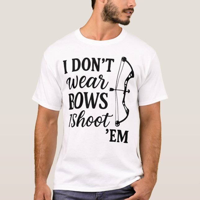 Camiseta de Caçadora com Arco Atitude (Frente)