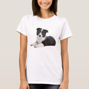 Camiseta de Cachorro Border Collie Filhote Amor