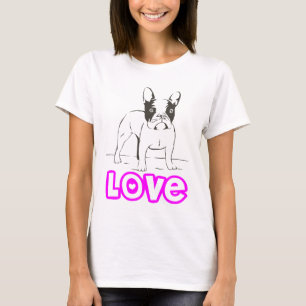 Camiseta de Cachorro Cachorrinho Bulldog Francês