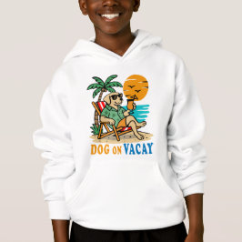 Camiseta de Cachorro Engraçado de Férias | Verão F
