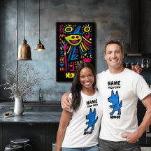 Camiseta de Cachorro Engraçado - Design de Tripula