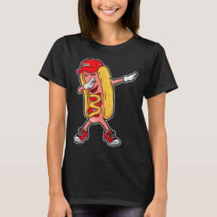 Camiseta De Cachorro-Quente Com Dabbing 4 De Julho