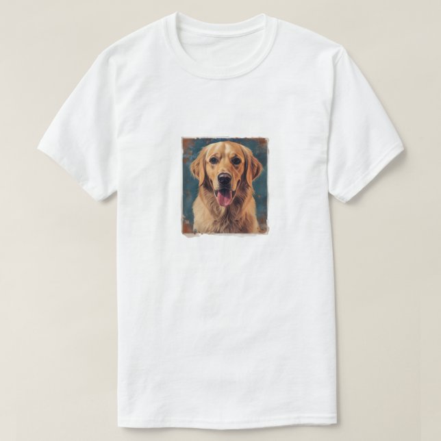 Camiseta de cachorro vintage (Frente do Design)