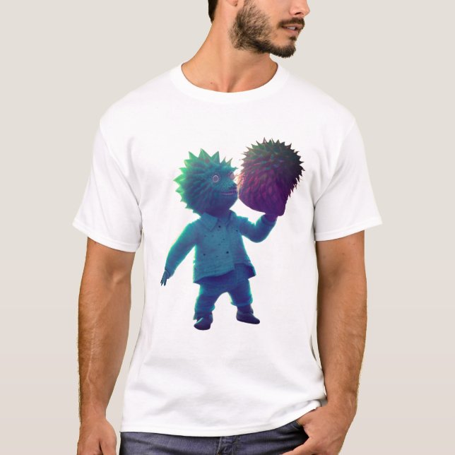 Camiseta de Cacto Engraçado  (Frente)