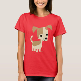 Camiseta de Cães Cachorros Bonita e Inquisitiva
