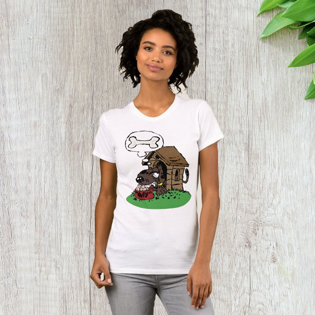 Camiseta de Cães Mulheres em T-Shirt (Criador carregado)