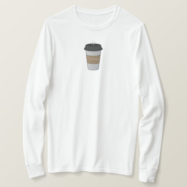 camiseta de café (Frente do Design)