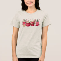 Camiseta de café do Dia dos Namorados presente fof