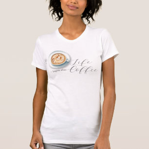 Camiseta de café doce e engraçada
