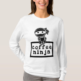 Camiseta de café Ninja Long Sleeve