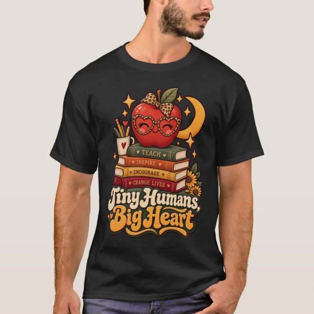 Camiseta de Café para Professores Retro com 'Peque (Frente)