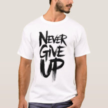 Camiseta de Caligrafia com Pincel Inspirador Nunca