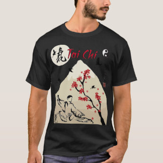 Camiseta de caligrafia de Qigong para Tai Chi Love