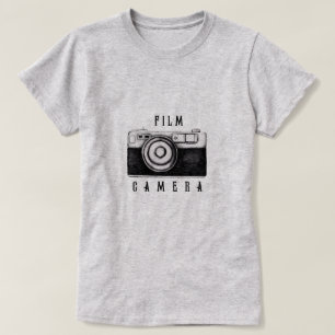 Camiseta de Câmera de Filme