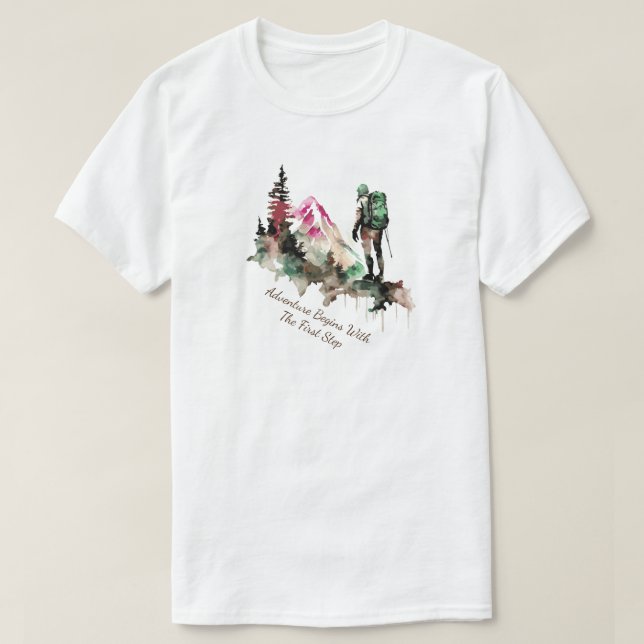 Camiseta de Caminhada (Frente do Design)