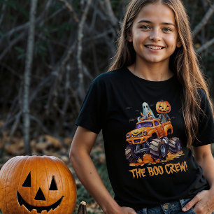 Camiseta de Caminhão de Halloween da Turma Boo das