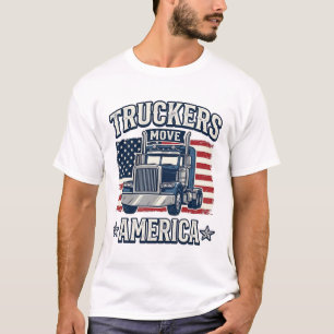 Camiseta de Caminhoneiros Move América Design Vint