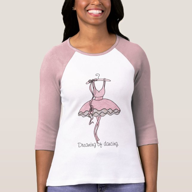 Camiseta De "camisa da bailarina Prima" (Frente)