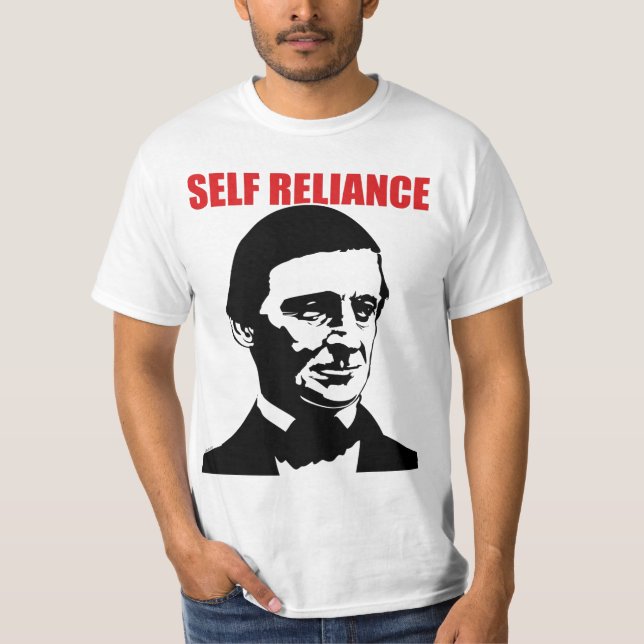 Camiseta De "camisa da CONFIANÇA AUTO" de Ralph Waldo (Frente)