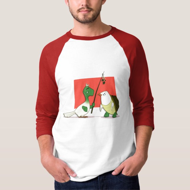Camiseta De "camisa duas pombas da tartaruga" (Frente)
