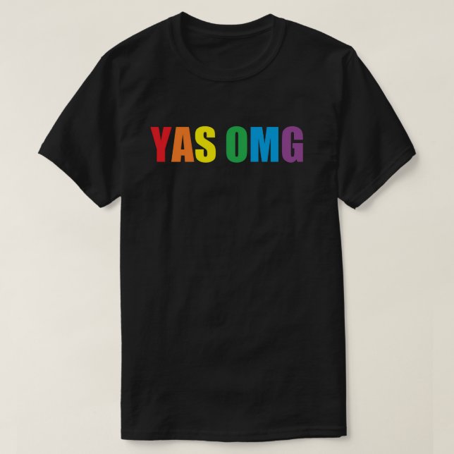 Camiseta De "camisa YAS OMG" (Frente do Design)