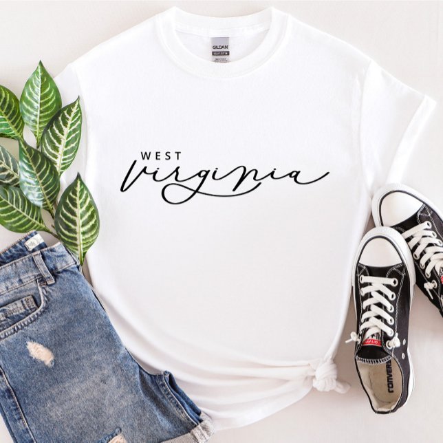 Camiseta de Camisas Estaduais de Virgínia Ocidenta (Criador carregado)