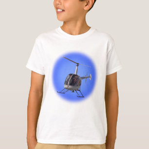 Camiseta de camiseta do Helicóptero Kid