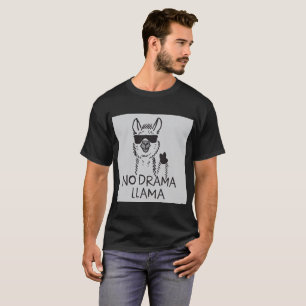 Camiseta De "camiseta nenhum lama do drama"