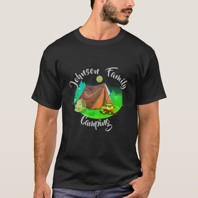 Camiseta de camping personalizada (Frente)
