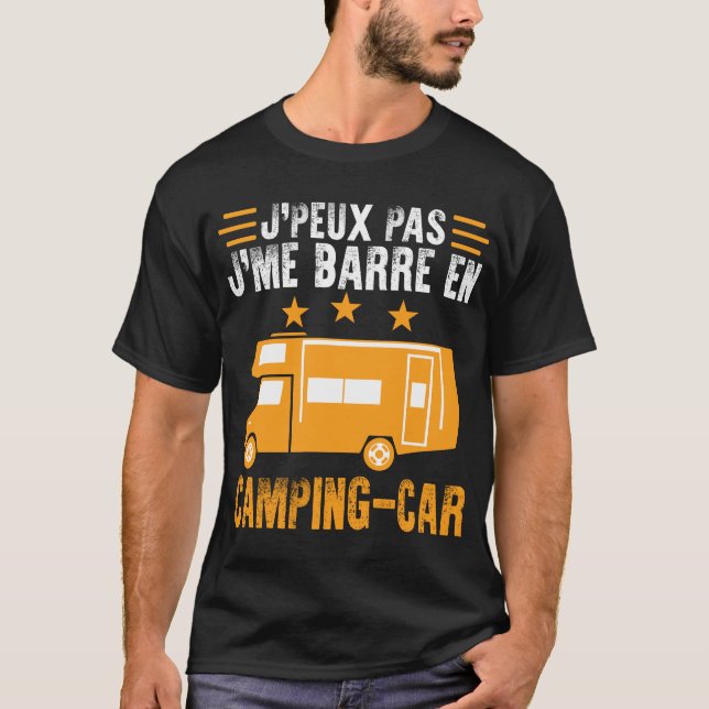 Camiseta de campo j'peux pas j'me barre en (Frente)