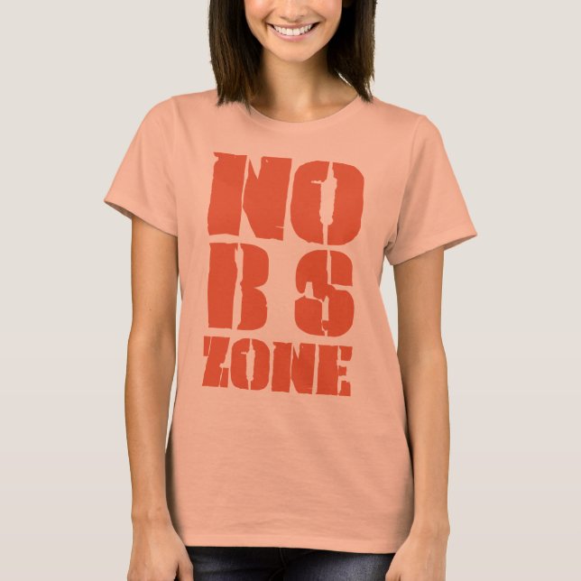 Camiseta de camuflagem da mulher Bs Zone (Frente)