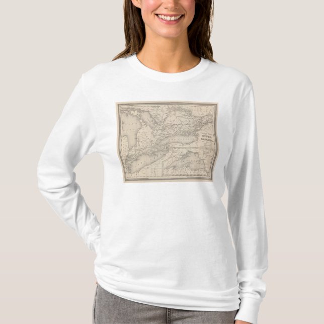 Camiseta De Canadá parte superior para o oeste (Frente)