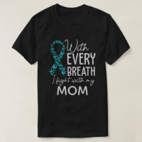 Camiseta de Cancer Cervical de RD, Eu Luto com a m