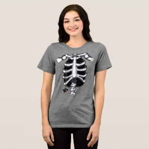Camiseta de Canvas do Skeleton Bella