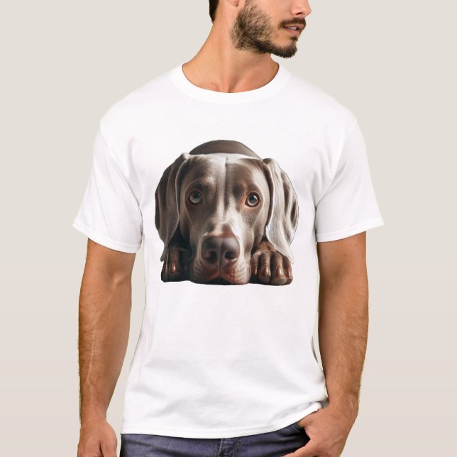 camiseta de cão adorável (Frente)